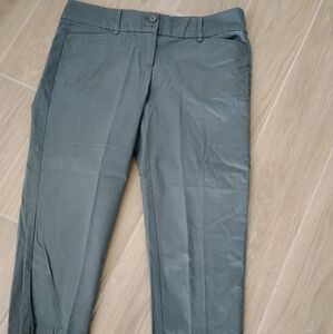 Loft Outlet Steel Blue Crop Pants
